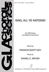 Sing All Ye Nations SAB choral sheet music cover